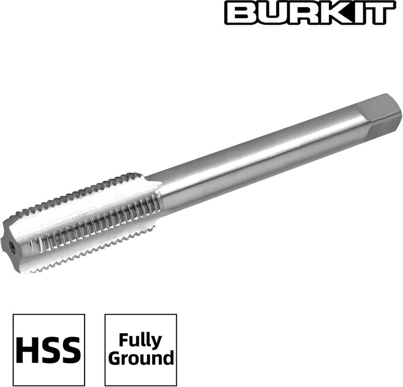 Burkit 5/8"-11 UNC Thread Tap Right Hand, HSS 5/8 x 11 UNC Straight Fluted Machine Tap - Image 3